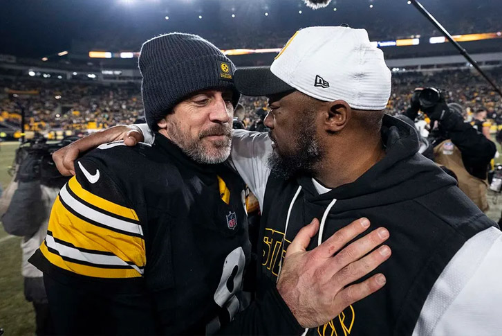 Aaron Rodgers tái ngộ Mike McCarthy ở Pittsburgh Steelers 2026