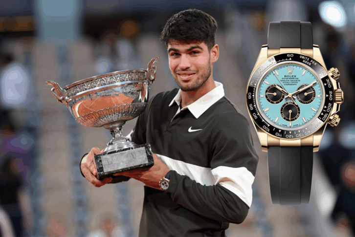 Bộ sưu tập đồng hồ Rolex của Carlos Alcaraz