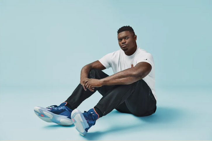 Cầu thủ Zion Williamson cùng bộ sưu tập sneaker Jordan Zion