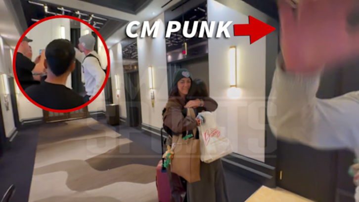 CM Punk đập điện thoại fan vì quay lén vợ anh - AJ Lee và nữ đô vật Bayley