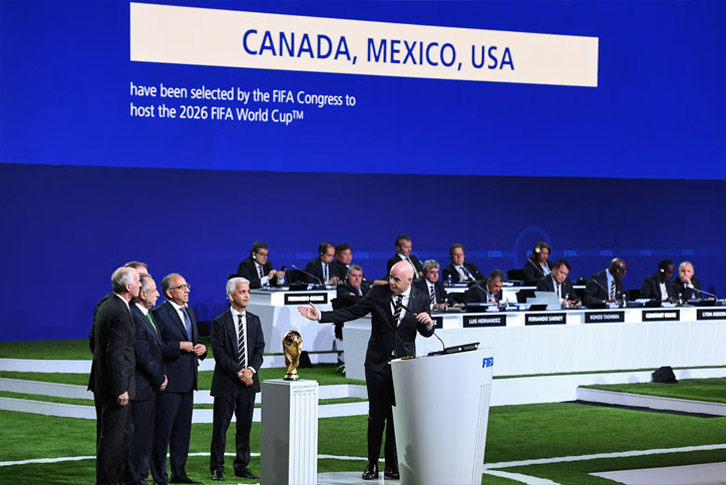 Nước nào đăng cai World Cup 2026