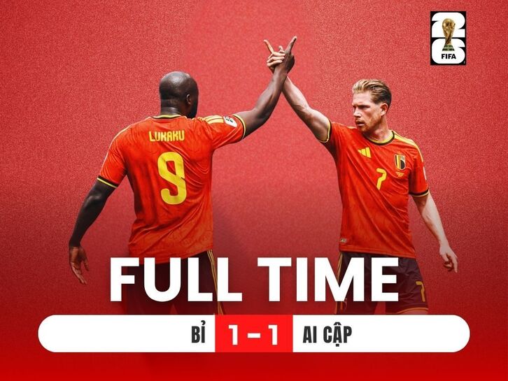 Bỉ hoà 1 đều với Ai cập