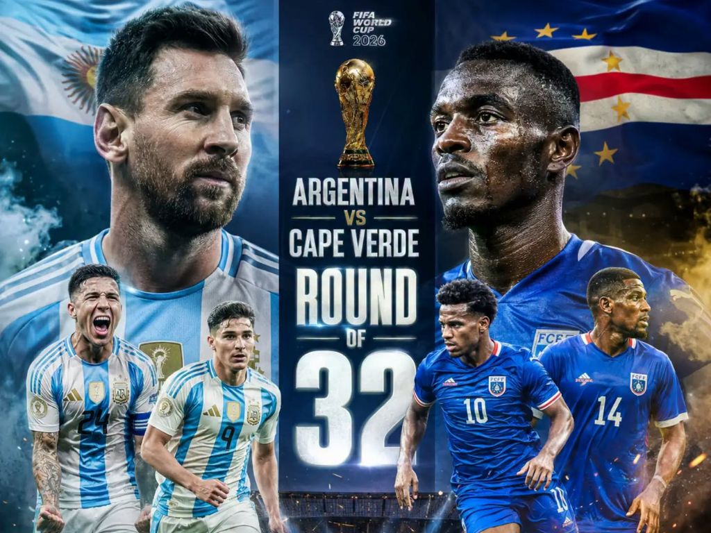 Argentina sẽ gặp Cape Verde ở vòng 32 vào ngày 04/07