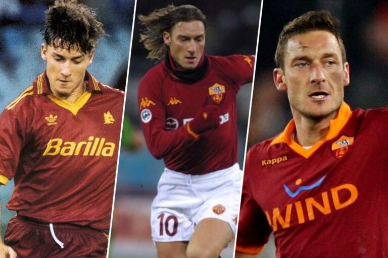 Cầu thủ Francesco Totti đã thi đấu cho câu lạc bộ nào trong suốt sự nghiệp của mình?