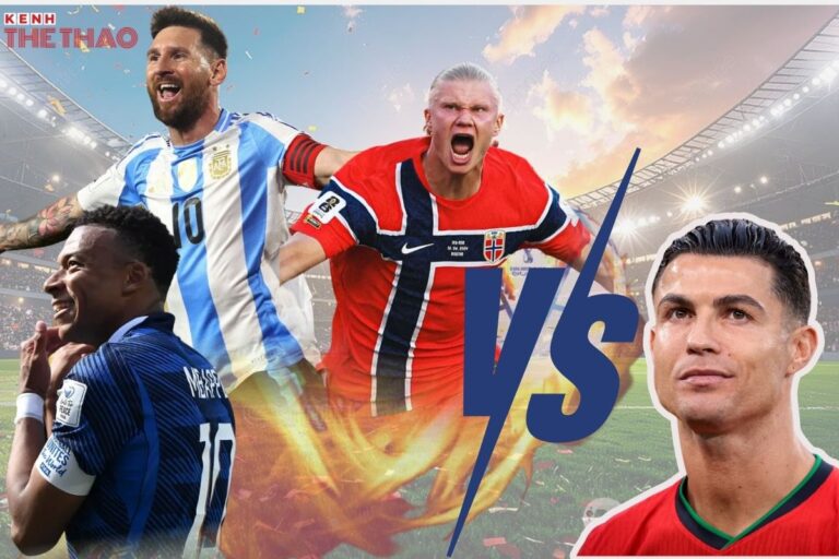 Cuộc đua World Cup 2026 Mbappe Messi Halaand và Ronaldo