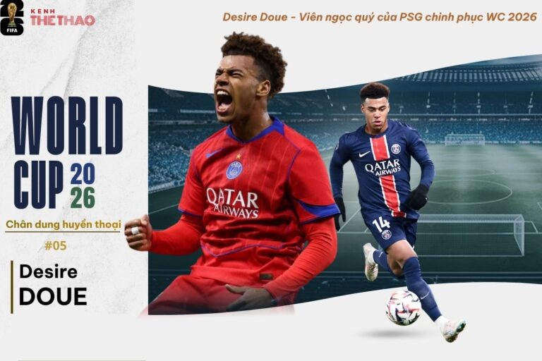 Desire Doue - Viên ngọc quý của PSG chinh phục World Cup 2026