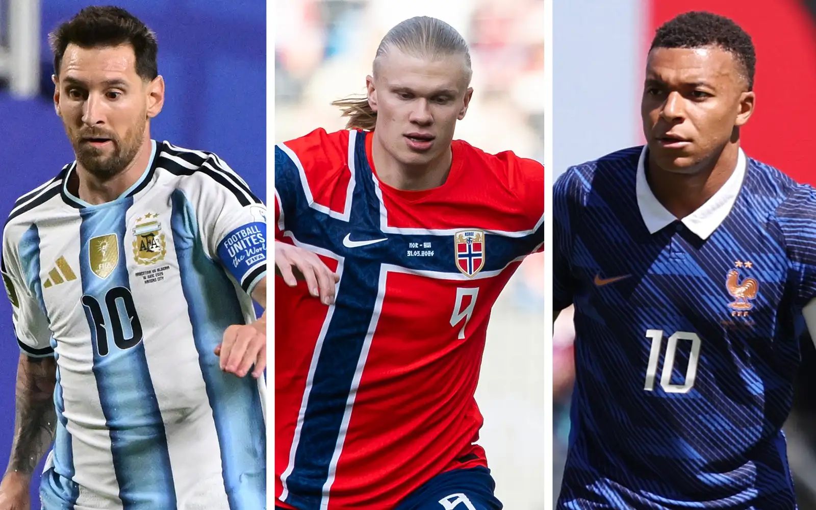 Khi Kylian Mbappe và Erling Haaland làm nền cho Lionel Messi vĩ đại