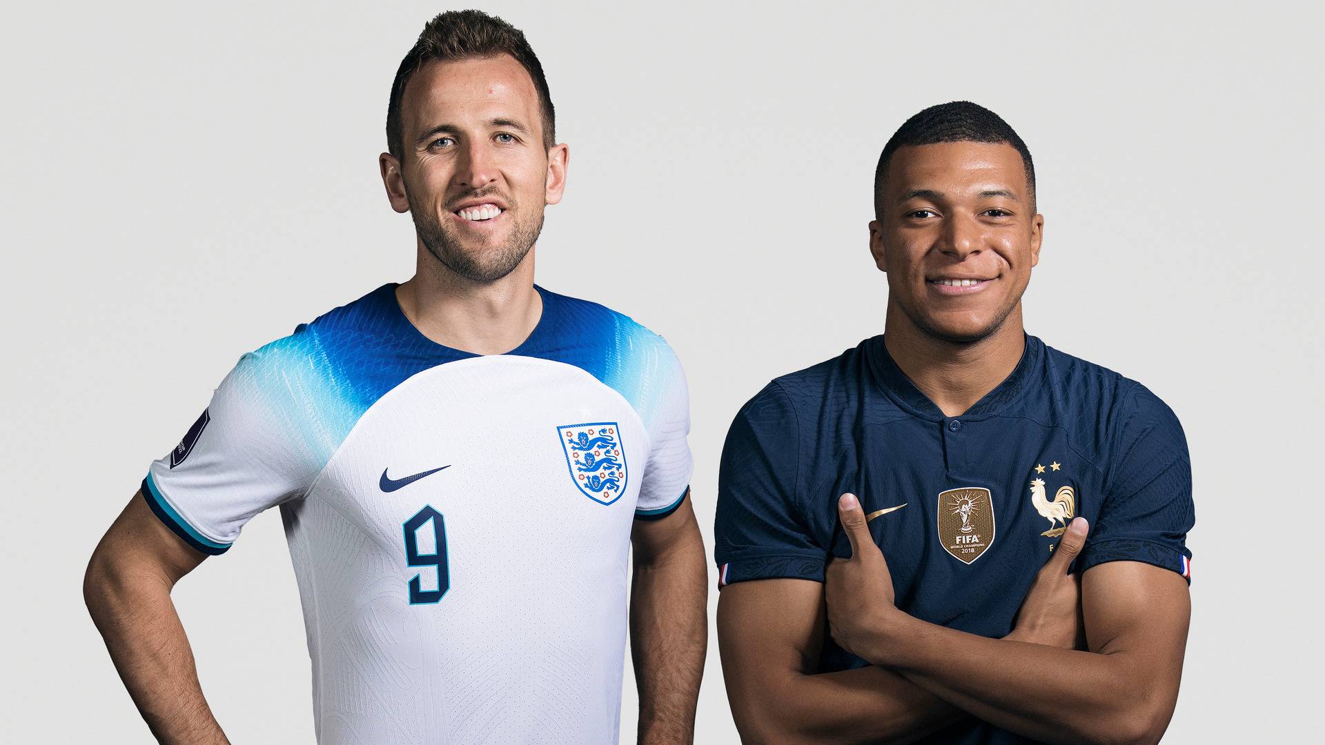 Kylian Mbappe và Harry Kane