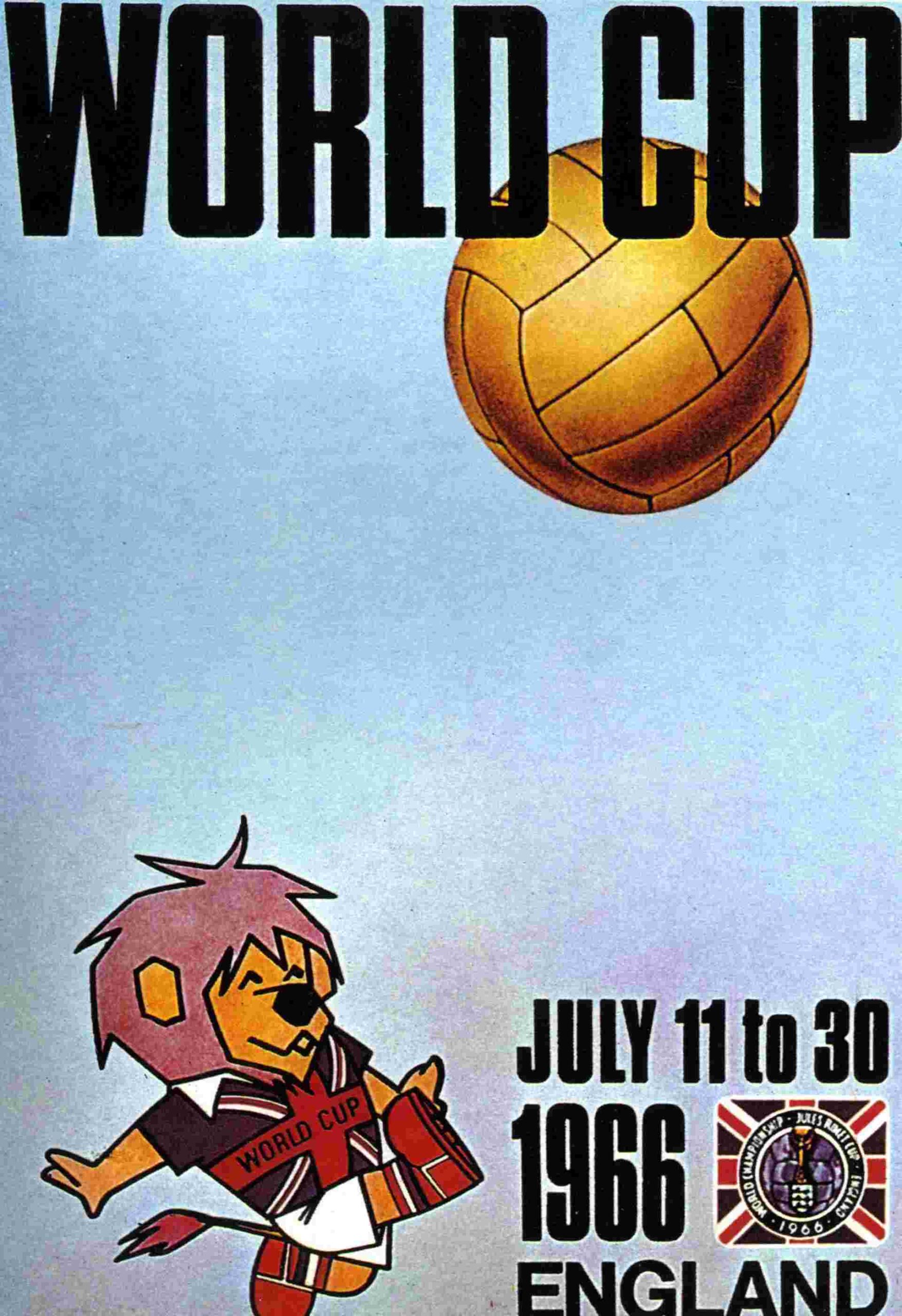 Poster chính thức World Cup 1966 tại Anh
