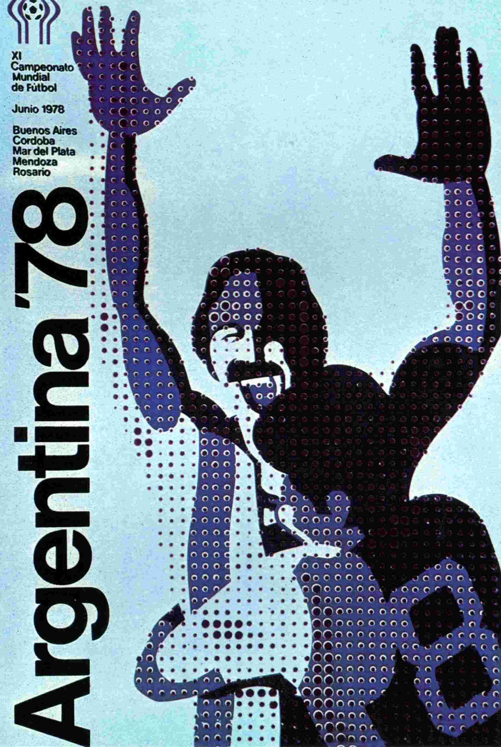 Poster chính thức World Cup 1978 tại Argentina