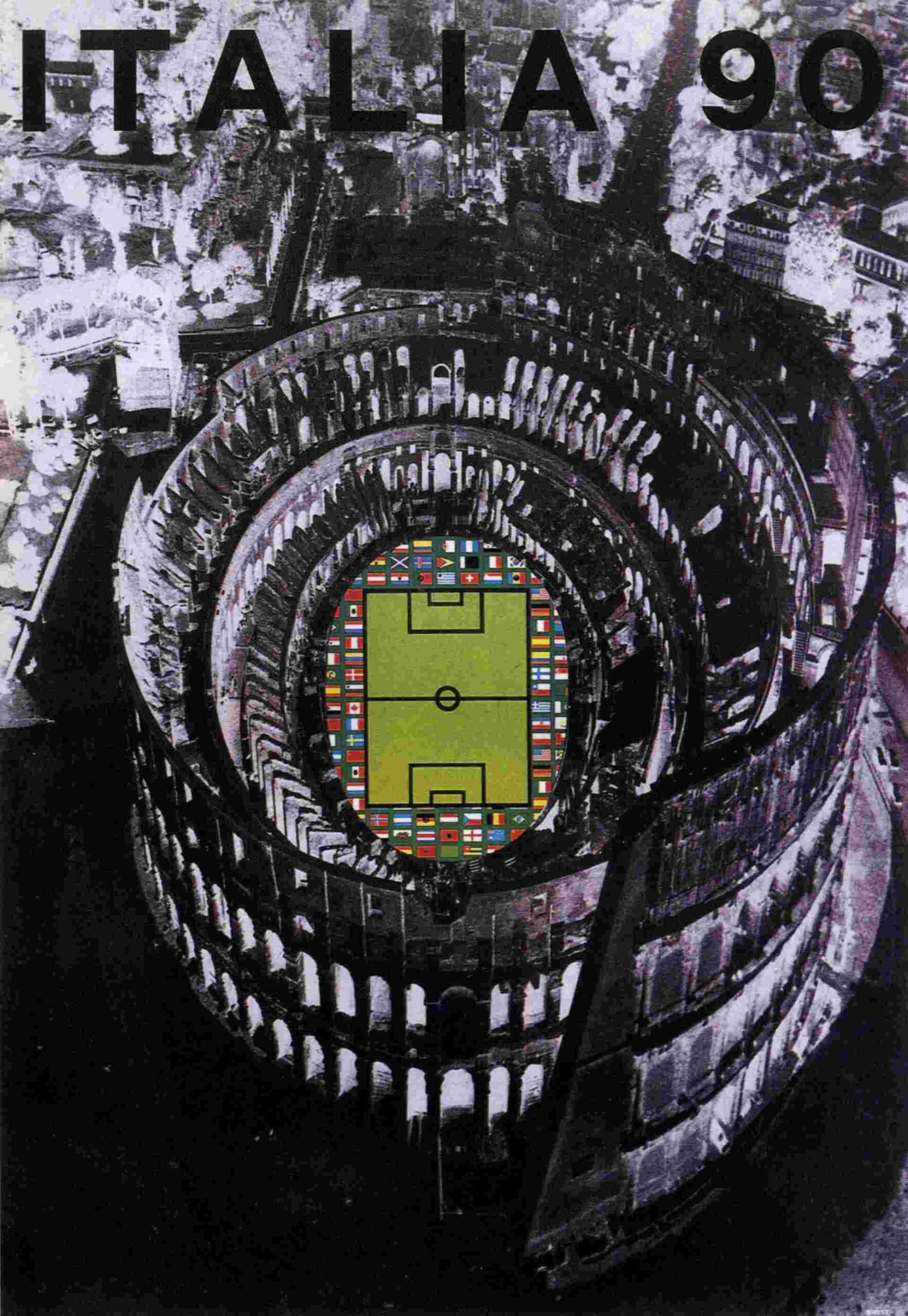 Poster chính thức World Cup 1990 tại Ý