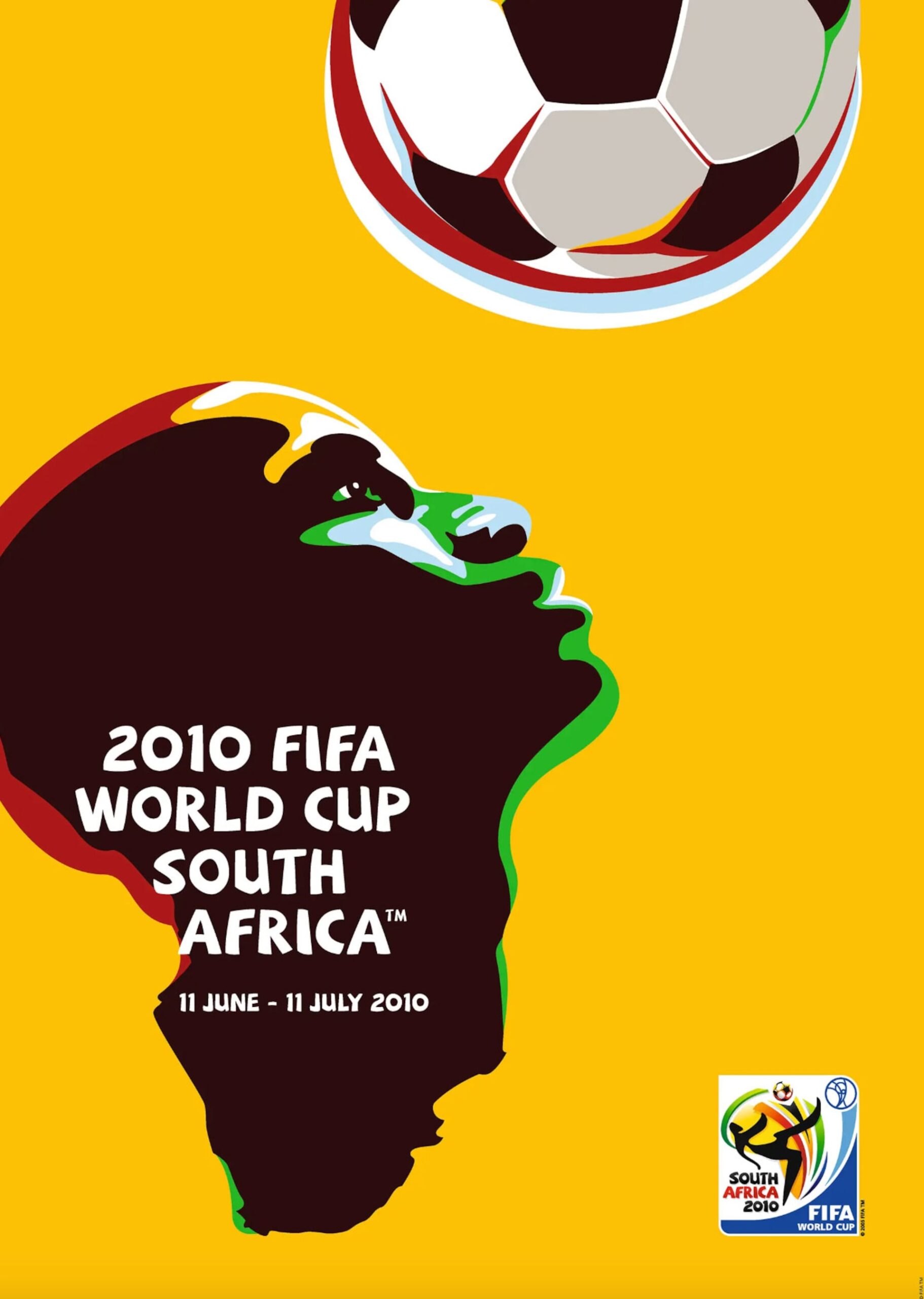 Poster chính thức World Cup 2010 tại Nam Phi