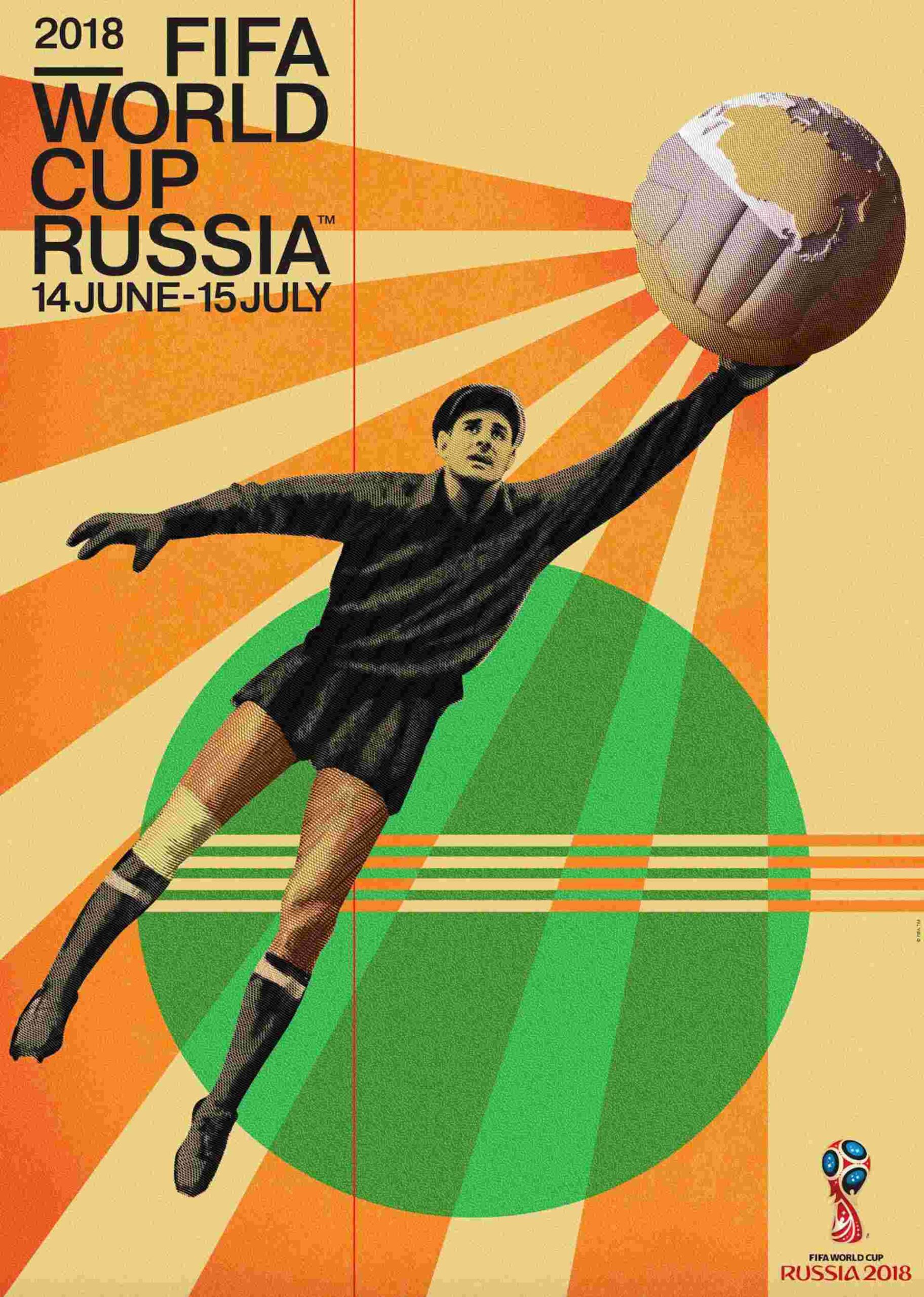 Poster chính thức World Cup 2018 tại Nga