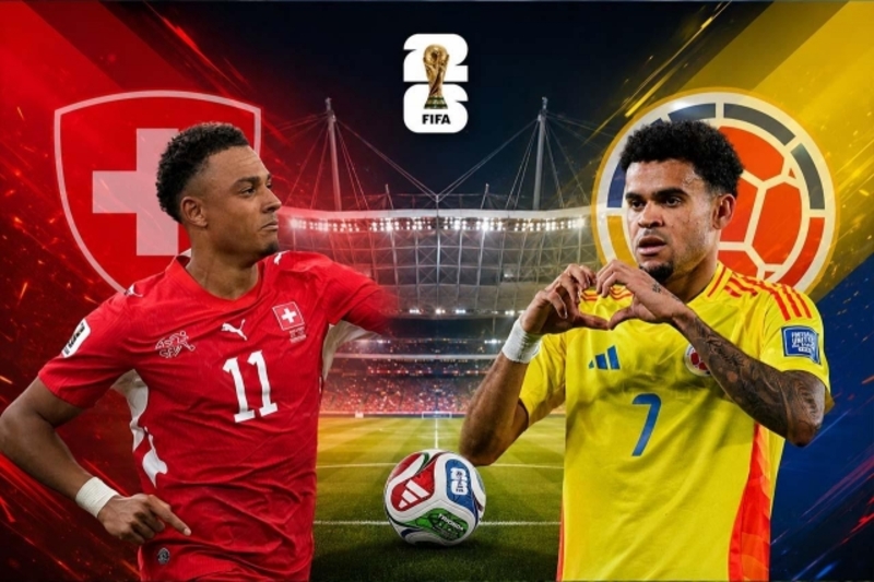 Đội hình dự kiến Thụy Sĩ vs Colombia