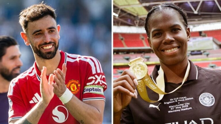 Bruno Fernandes và Khadija Shaw giành giải cầu thủ xuất sắc nhất PFA 2026 Bruno Fernandes và Khadija Shaw giành giải cầu thủ xuất sắc nhất PFA 2026