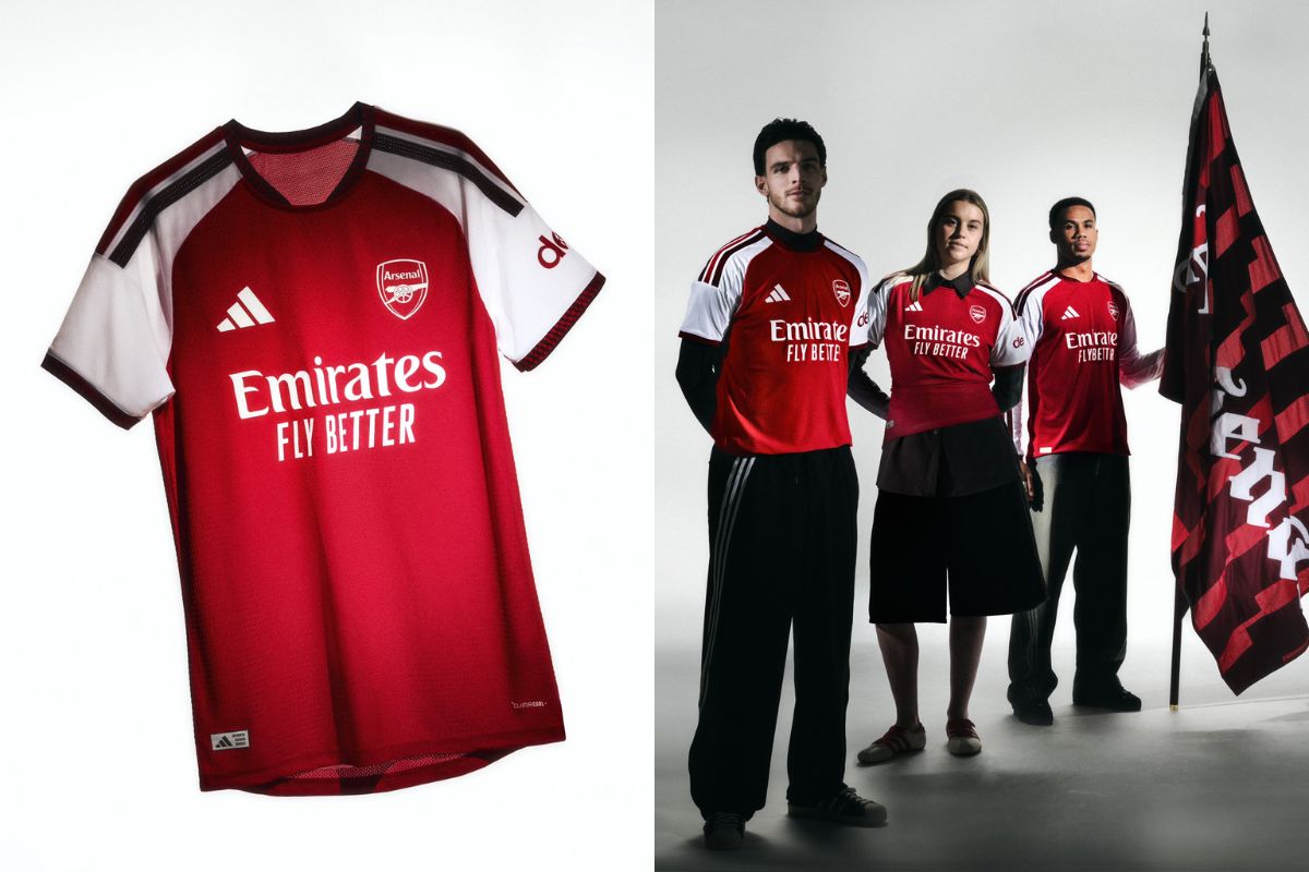 Áo đấu Ngoại hạng Anh Arsenal sân nhà kỷ niệm 20 năm sân Emirates
