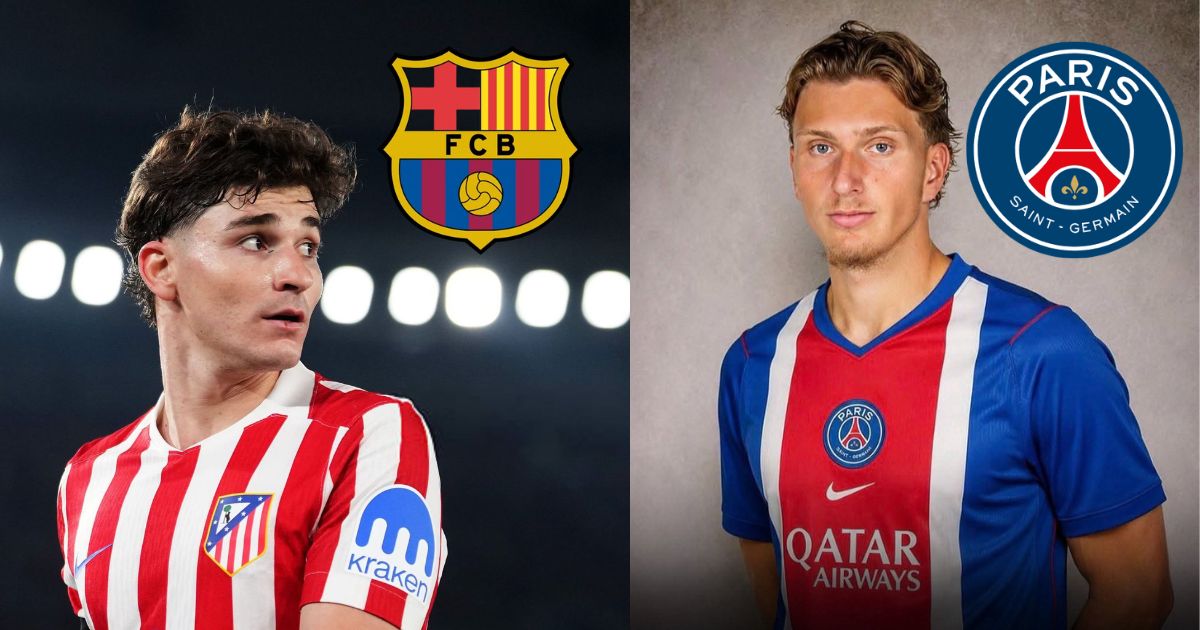 Barcelona thong dong vụ Julián Álvarez; PSG tăng tốc mua Mika Godts và Zion Suzuki